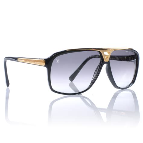 louis vuitton black evidence sunglasses|louis vuitton evidence sunglasses size.